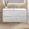 Мебель для ванной BelBagno Albano 100 подвесная, cemento verona grigio фото 2
