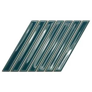 Керамическая плитка WOW Spike Bars 135024 B Peacock Blue Gloss 15x25.9