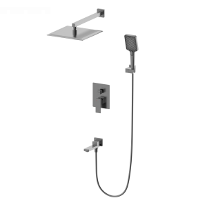 Душевой комплект Wonzon & Woghand WW-88087068-BGM темный графит