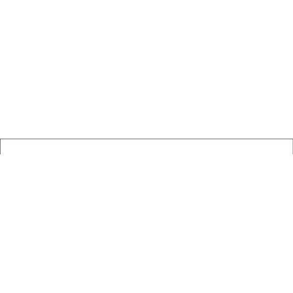 Бордюр Vallelunga Colibri Copr. Bianco Matt. 0.8x25