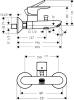 Смеситель для ванны с душем Hansgrohe Talis E 71740140 фото 2