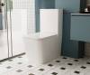 Унитаз-компакт Abber Rechteck AC1210 белый, безободковый фото 4