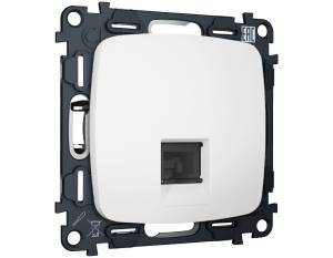 Комплект механизма компьютерной розетки Ambrella Volt MO MO132005 белый матовый