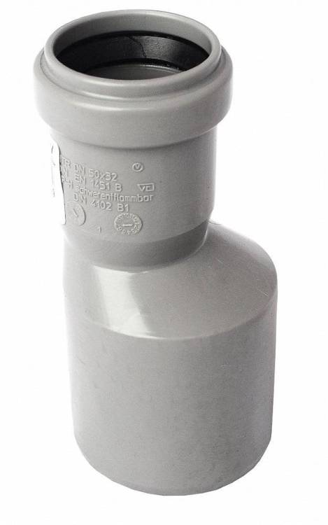 Редукция короткая для внутренней канализации Ostendorf HTRK 50/40*