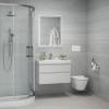 Декор Kerama Marazzi Мотиво AZ/A053/6424 серый светлый глянцевый 25x40 фото 7