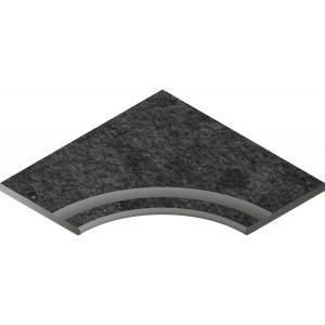 Бортик Italon Рум X2 620090000662 Блэк С Выемкой Угловой Закругленный 30 60x60