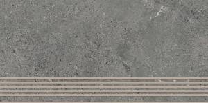Ступень Paradyz Authority Graphite Stopnica Prosta Nacinana MAT. 29.8x59.8