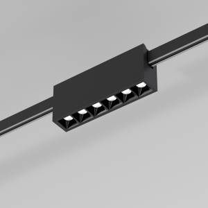 Трековый линейный светодиодный светильник Elektrostandard Esthetic Magnetic 85120/01 6W 3000K черный