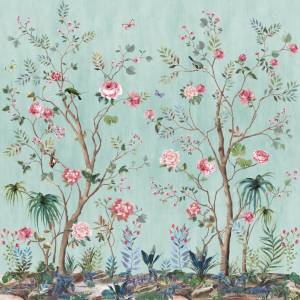 Фреска Ortograf Flora 31152 Jasmine baby blue Флорентина FF