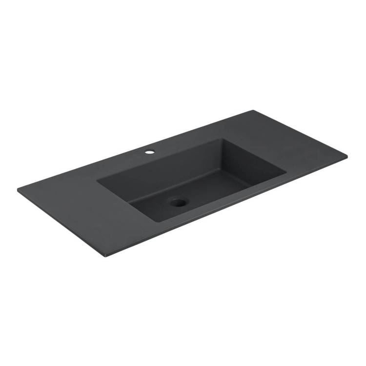 Раковина Vincea VCB-13100B из кварца, черный