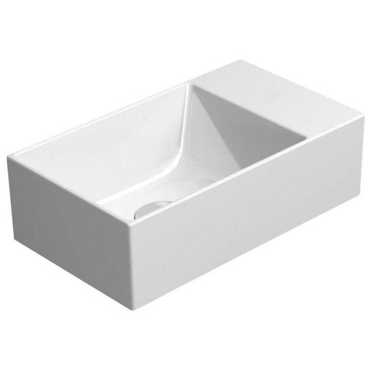 Раковина GSI Kube X 9484009 40 см, белая матовая