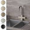 Смеситель для кухни Paini Cox 7844643CR3V11L2KM на 3 воды, METALLIC BLACK фото 4