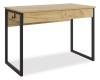 Стол письменный Mebelson Юниор SMU-01.2744 дуб крафт золотой/черный муар