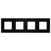 Рамка 4-постовая IEK Skandy SK-M42-G-K02 черный фото 4
