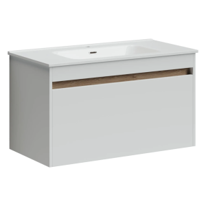 Тумба с раковиной Sancos Smart SM90W