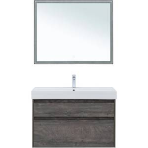 Мебель для ванной Aquanet Nova Lite 100 дуб рошелье, 2 ящика