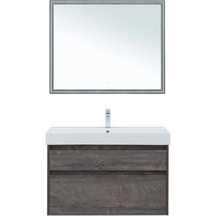 Мебель для ванной Aquanet Nova Lite 100 дуб рошелье, 2 ящика