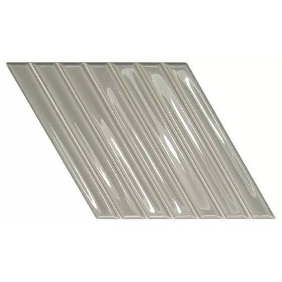 Керамическая плитка WOW Spike Bars 135013 A Mineral Grey Gloss 15x25.9