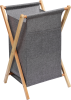 Корзина для белья Wasserkraft Nau WB-772-L серая