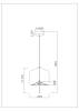 Подвесной светильник Arte Lamp Trixie A7084SP-1BK фото 4