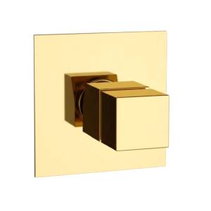 Смеситель для душа Remer Q-Elegance QT30DO золотой глянцевый