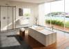 Акриловая ванна Riho Bathtubs B099035005 Still square 180x80, светодиоды и подголовник с размещением на двух сторонах, заполнение через перелив фото 2