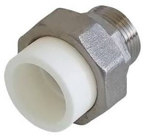Муфта полипропиленовая Kalde разъемная, 25 x 1/2 НР