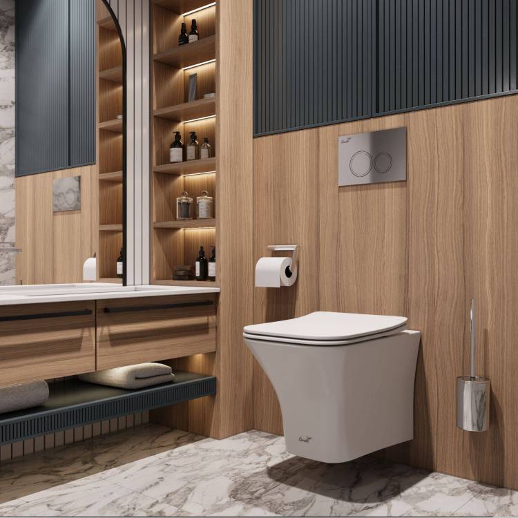 Унитаз подвесной Cerutti Spa VETTORE Aria MW CT9242, матовый белый