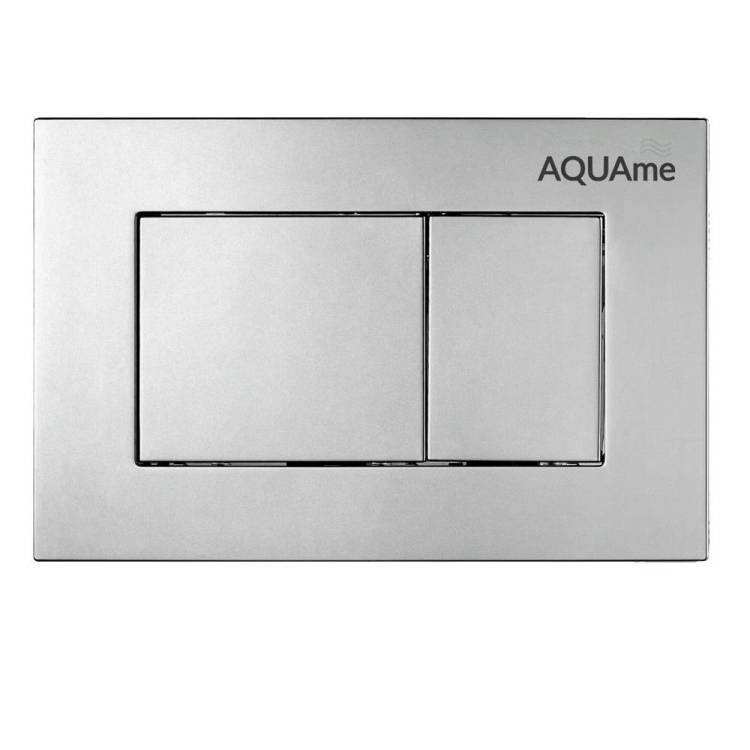 Кнопка смыва AQUAme AQM4102S сатин