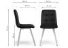 Стул Woodville Bruk 15201 light blue, black фото 2
