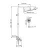 Душевой комплект Wasserkraft A177.119.065.087.CH со смесителем, хром фото 3