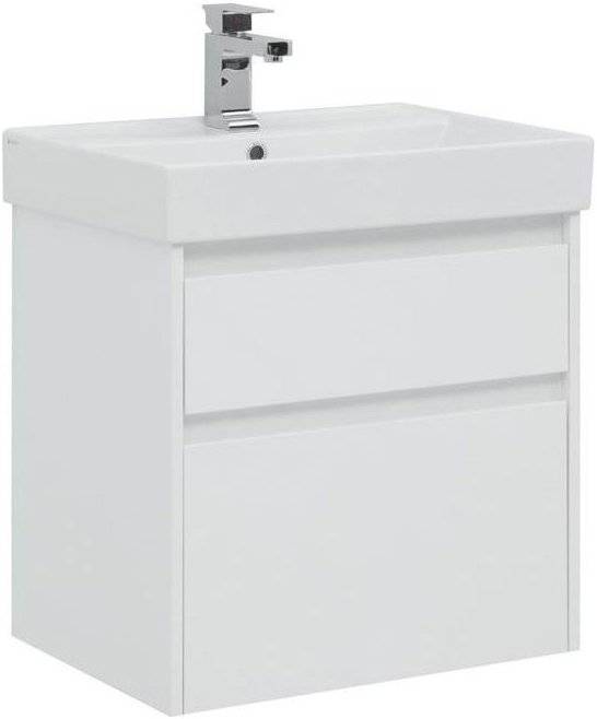 Тумба с раковиной Aquanet Nova Lite 60 2 ящика