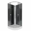 Душевая кабина Niagara Eco NG-4501-14BK с низким поддоном, без крыши