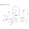 Смеситель на борт ванны Remer Minimal N072BO белый матовый фото 2