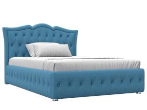 Интерьерная кровать Лига Диванов Герда 123591 голубой 140x200