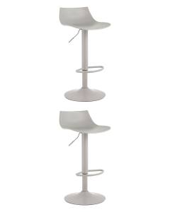Набор из 2 барных стульев Stool Group Джин GENE GREY X2 серый