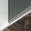 Шторка на ванну MaybahGlass MGV-650-4 40.5x140, поворотная, стекло графит 6 мм, профиль хром глянцевый фото 5