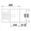 Мойка кухонная Blanco Zia 45 S Compact 524730 кофе фото 4