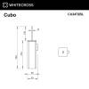 Ёршик WHITECROSS Cubo CU2472BL подвесной, черный матовый фото 2