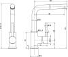 Смеситель для кухни Paulmark Kassel Ka214311-401TB антрацит фото 4