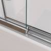 Шторка на ванну Cezares Slider-Fix-Vf-11-90/150-C-Cr профиль хром, стекло прозрачное, 90x150 фото 4