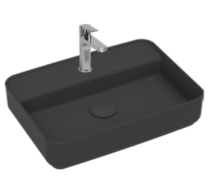 Раковина Isvea Infinity 55 10NF66055SV-2C антрацит матовый, 55x40