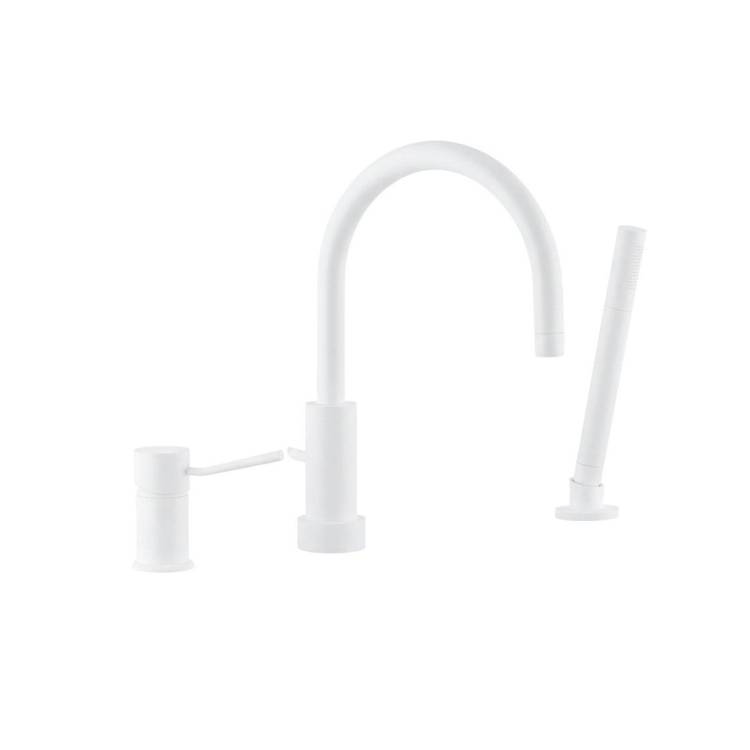 Смеситель Remer Minimal N072BO белый матовый