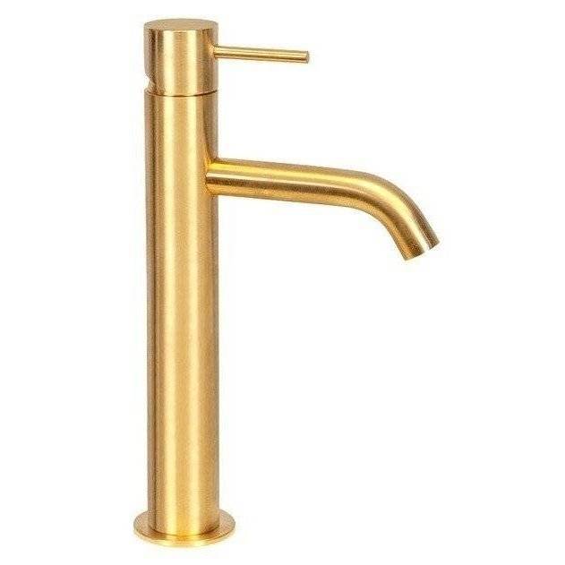 Смеситель для раковины Remer X-Style X11LXLBG брашированное золото