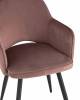 Стул Stool Group Венера MC16-2F KD HLR-44 (NP) X2 велюр пыльно-розовый (набор 2 шт) фото 6