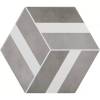 Керамогранит Durstone Six Cementine Bari Grey 23x27