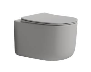 Унитаз подвесной Boheme Flow 969-SET-L с крышкой-сиденьем, Luna