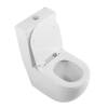 Унитаз-компакт BelBagno Amanda BB051CPR/BB051T/BB076SC безободковый, с сиденьем микролифт, белый фото 3