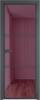 Межкомнатная дверь Profil Doors 3 AX цвет профиля Серая ночь, стекло безопасное 6 мм фиолетовое шпион 600x2000
