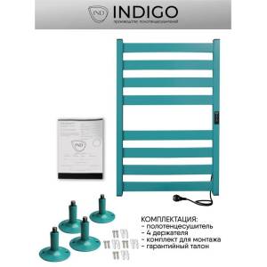 Полотенцесушитель электрический Indigo Oktava Slim LСLOKS5E60-50CLRt 60x53 Голубой
